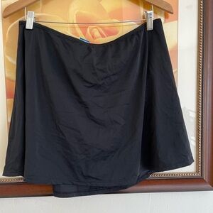 Aquabelle Black Swim Skirt
